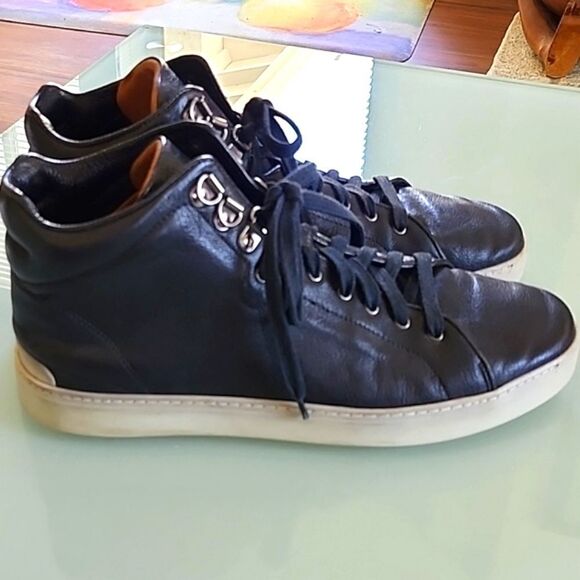 Rag & Bone Kent High Top Leather Sneakers - Picture 1 of 10